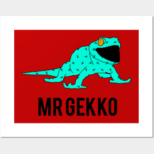 Mr Gekko Posters and Art